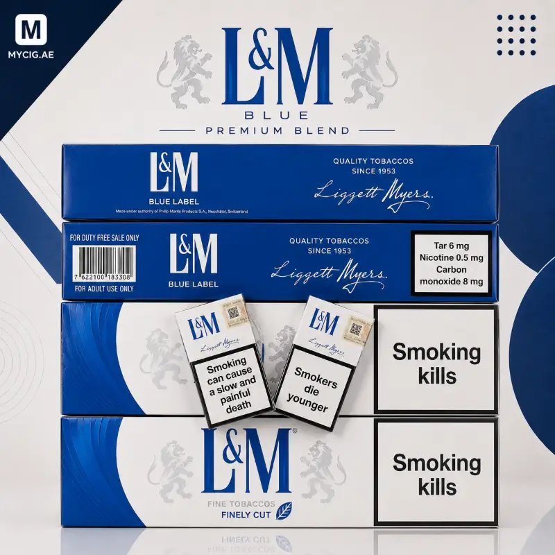 L&m blue cigarette
