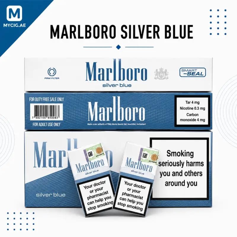 Marlboro Silver Blue Cigarettes in Dubai - UAE