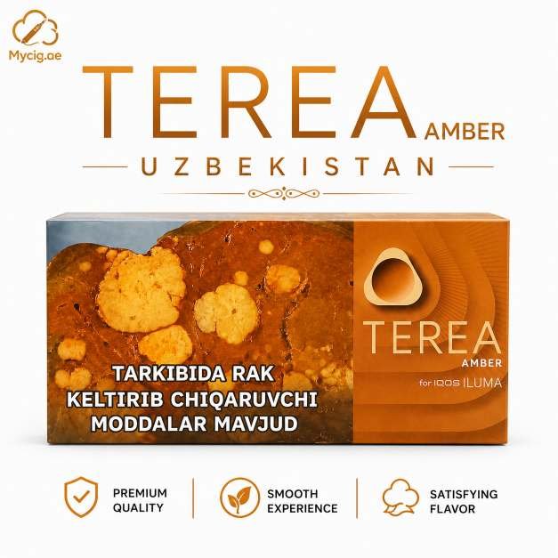 AmberUzbuMycig.ae IQOS TEREA Amber Uzbekistan - Image 1