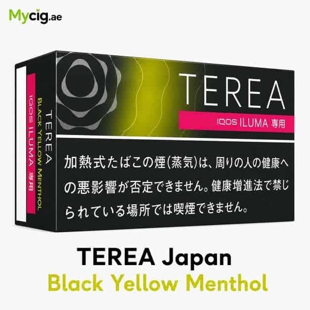BlackyellowmentholMycig.ae IQOS TEREA Black Yellow Menthol Japan - Image 1