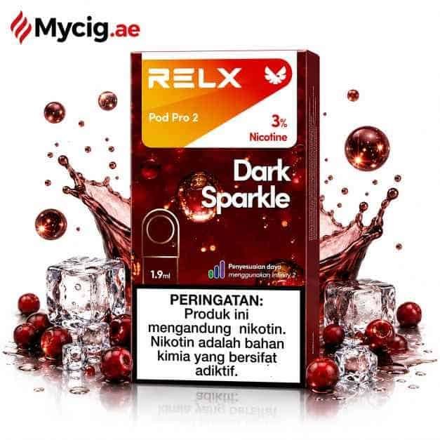 DarksparkleMycig.ae Relx Dark Sparkle Pod pro 2 in Dubai UAE - Image 1