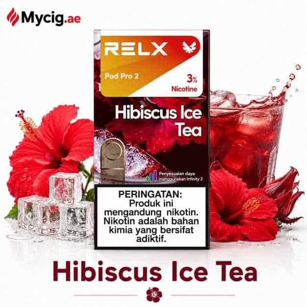 HibiscusiceteaMycig.ae RELX HIBISCUS ICE TEA in Dubai UAE - Image 1