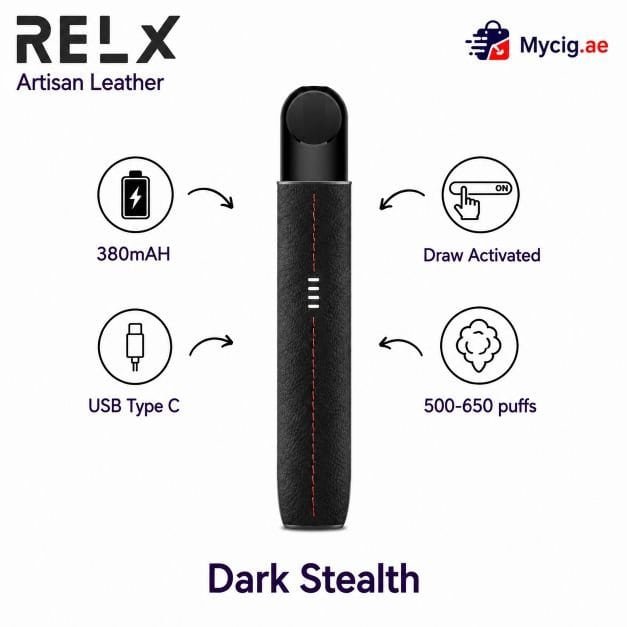 LedrDarkMycig.ae RELX ARTISAN LEATHER Dark Stealth In Dubai UAE - Image 1