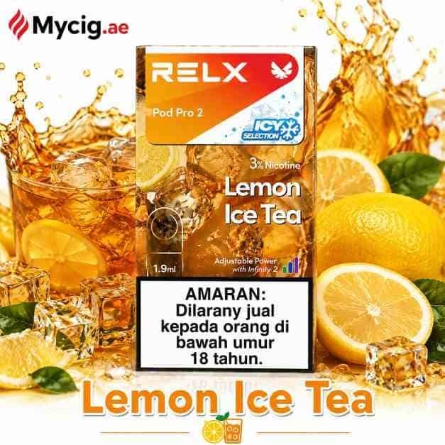 LemoniceteaMycig.ae RELX LEMON ICE TEA Pod pro 2 in Dubai UAE - Image 1