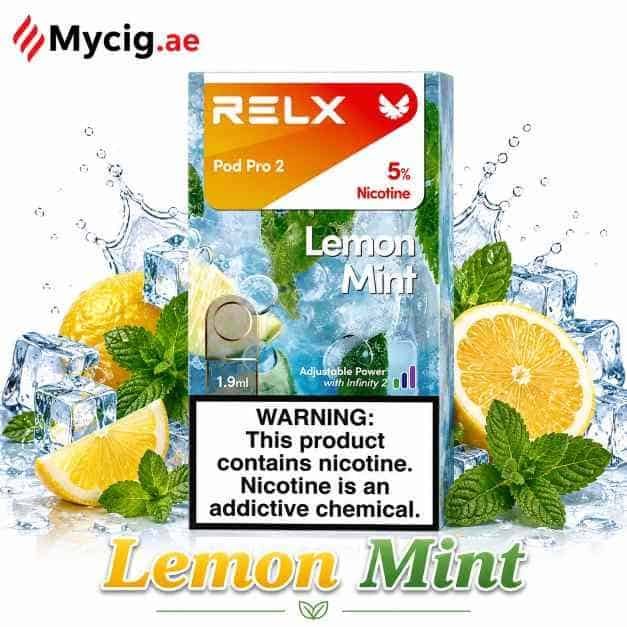 LemonmintMycig.ae Relx Lemon Mint Pod pro 2 in Dubai UAE - Image 1