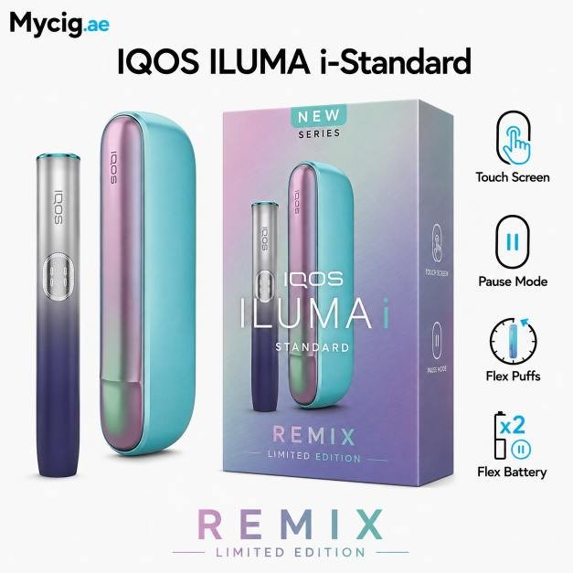 RemixEditionMycig.ae IQOS ILUMA I-STANDARD REMIX LIMITED EDITION ORIGINAL BUY IN DUBAI -UAE - Image 1