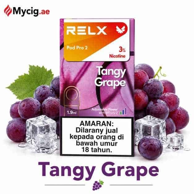 TangygrapeMycig.ae RELX TANGY GRAPE Pod Pro 2 in Dubai UAE - Image 1