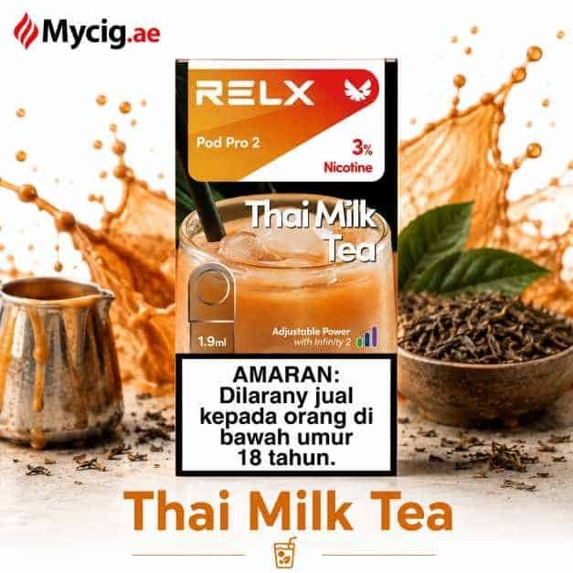 ThaimilkMycig.ae RELX THAI MILK TEA Pod Pro 2 in Dubai UAE - Image 1
