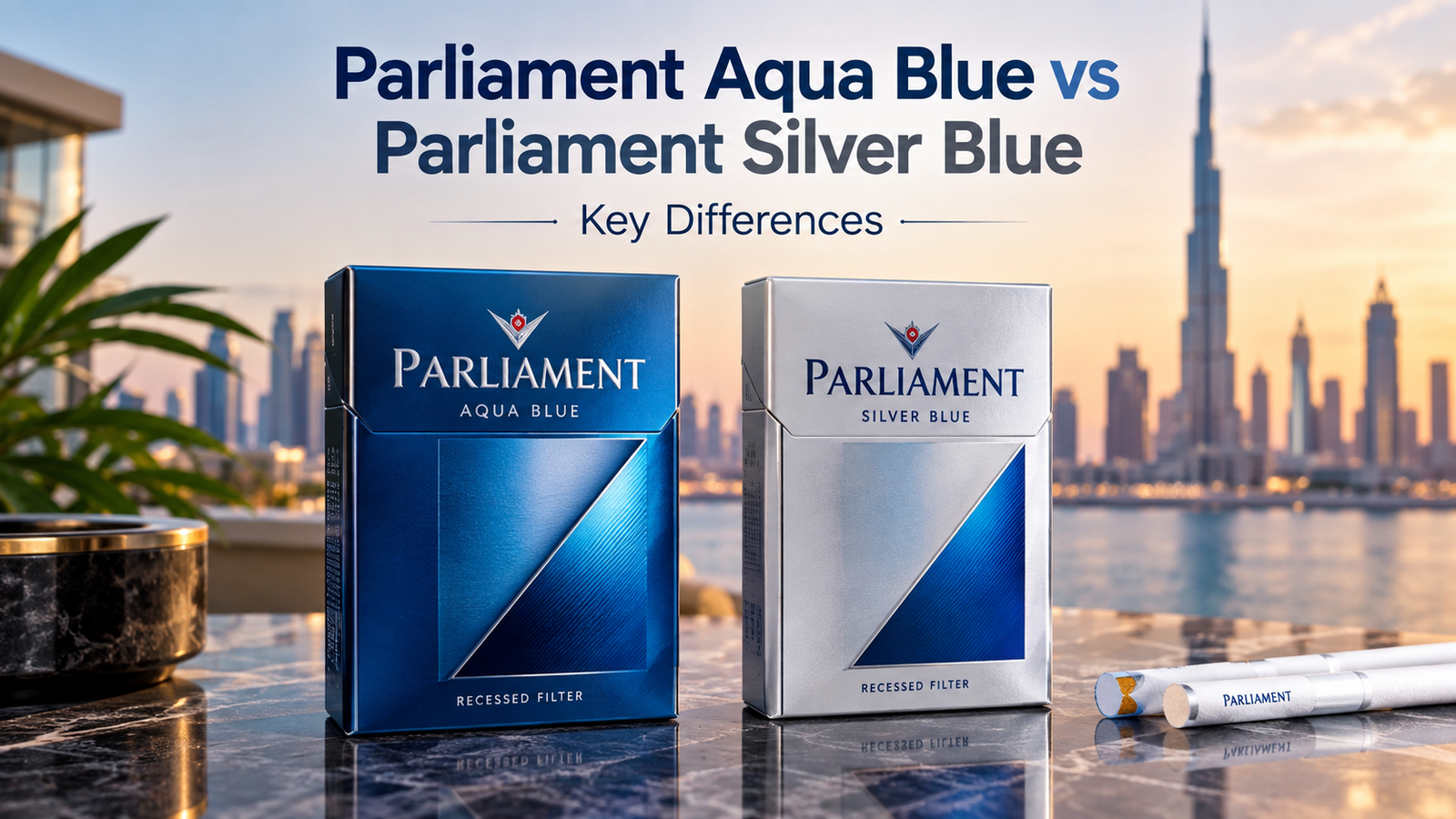 Parliament Aqua Blue vs Parliament Silver Blue: Key Differences