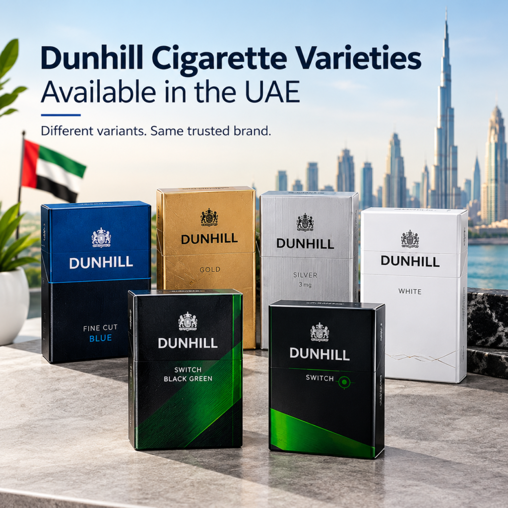 Dunhill Cigarette Packaging and Product Information in the UAE