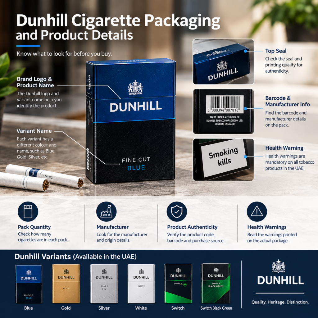 Dunhill Cigarettes Price and Product Information in Dubai UAE
